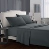 Solid Color 4pcs Plain Style Bedding Set Luxury Microfiber 100% cotton home Bedding Set Bed Sheet Set custom