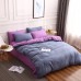 Pure color home hotel cotton four-piece set three-piece set duvet cover bedding set