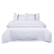 Sell 40 * 40 high-grade Satin cotton hotel bedding set fitted sheet directly.  hotel sheets quilt cover  bedding  customize