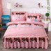 Factory direct selling hot-selling cotton microfiber cartoon children's bed skirt bedding set for home