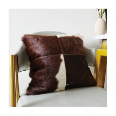 Natural cowhide leather comfortable soft pillow case customized design