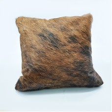 Selection of high quality cowhide leather plush pillow cover boho pillow case covers