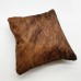 Selection of high quality cowhide leather plush pillow cover boho pillow case covers