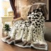 Super Soft Exting Blankets Light Color Double Ply One Side Embossed Raschel Mink Blanket