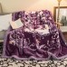 Super Soft Exting Blankets Light Color Double Ply One Side Embossed Raschel Mink Blanket
