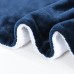 Warm Soft Room Sofa Design Double Layer Thick Luxury Sherpa Fleece Throw Flannel Blanket
