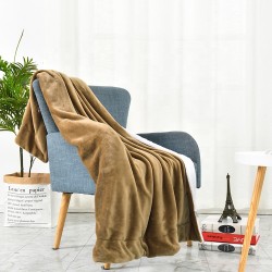 China Supplier Double Layer Sherpa Mink Baby Blanket Luxury Soft Throw Mink Sherpa Fleece Blanket
