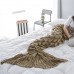 New Design Mermaid Tail Knitted Blanket factory OEM custom adult 100% acrylic fishtail blanket for children soft mermaid blanket
