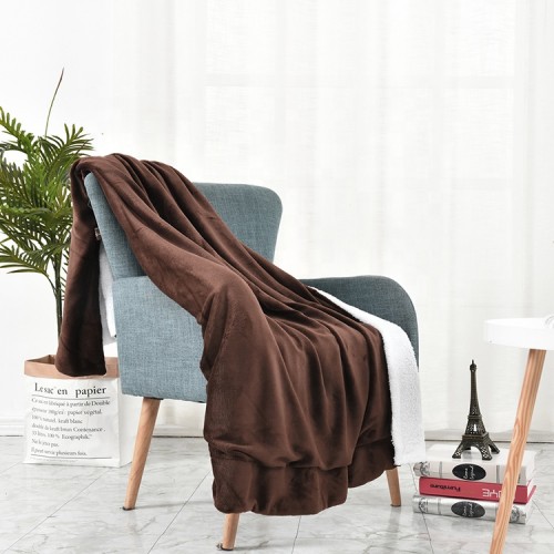 Ultra-plush Autumn Winter Chair Home Hotel Warm Blanket Super Soft Cozy Thick Fleece Sherpa Blanket