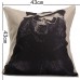Cotton Linen Animal Throw Pillow Case Home Office Cushion Cover