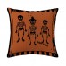 Halloween Terror Witch Pattern Pillowcase Cotton Linen Throw Pillow Cushion Cover Seat Home Decor