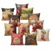 Christmas Series Santa Claus Gift Throw Pillow Case Home Sofa Car Cushion Cover