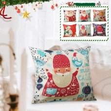 45*45cm Christmas Cushion Cover Decorative Sofa Pillow Cover Case Seat Car Home Decor Throw Pillowcase for Home Christmas Decoration