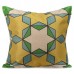 Geometric Linen Cotton Hexagonal Throw Pillow Case Square Sofa Car Office Cushion Cover