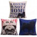 Cute Hug Pug Dog Throw Pillow Case Sofa Car Office Linen Cotton Cushion Cover