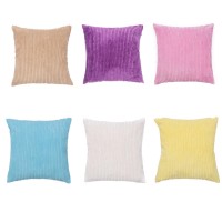 45X45cm Corduroy Pillow Case Colorful Cushion Cover Throw Home Sofa Decorations