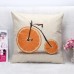 Lemon Orange Grapefruit Bicycle Throw Pillow Case Cotton Linen Sofa Cushion Cover Lemon Orange Grapefruit Bicycle Throw Pillow Case Cotton Linen Sofa Cushion Cover