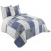 High Quality True Patchwork Design Eco-Friendly Cotton Fabric Hot Selling Quilted Bedspread