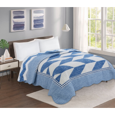 Unique products cheap textile printing  cotton bedspread quilted patchwork bed throw