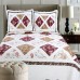 Hot selling products Eco-Friendly Patchwork bedding set 100 cotton  Printed fabric quilt