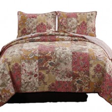 Promotional products machine washable patchwork cotton quilt or polyester bedding coverlet