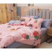 New arrivals high quality soft quilt sheet sets bedding set wholesale Twin pink strawberry printing girl bed set