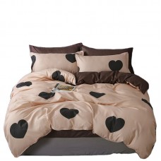 Factory direct selling hot cheap pure cotton  microfiber  bedding set for home. Aloe cotton four-piece set. Customized