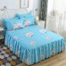 Comforter Bedding Set Bed Skirts 3 Sets 4 Sets Floral Printed Bed Sheet Bilateral Bed Skirt + 2 Pair Of Pillowcase Bedsheets