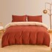 Amazon stock solid color bedding sheet four-piece three-piece set.King Queen size 2.2 Meters two-tone duvet cover Bed sheets