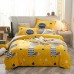 Bedding Set Floral Printed Bedding Sheet Bilateral Bed Skirt + 2 Pair Of Pillowcase 4 Bedsheets Bed Sheet Set 100% Cotton