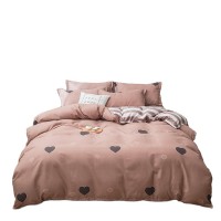 Wholesale Single piece printed aloe cotton quilt cover simple quilt cover Polyester Custom Plain Duvet Cover Set Bedding set