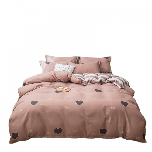 Wholesale Single piece printed aloe cotton quilt cover simple quilt cover Polyester Custom Plain Duvet Cover Set Bedding set