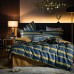 New style washed tencel four-piece European style light luxury 60s spring and summer cold silky quilt cover bedding set