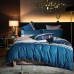 New style washed tencel four-piece European style light luxury 60s spring and summer cold silky quilt cover bedding set