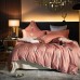 New style washed tencel four-piece European style light luxury 60s spring and summer cold silky quilt cover bedding set