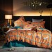 New style washed tencel four-piece European style light luxury 60s spring and summer cold silky quilt cover bedding set