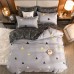 Custom Bedding Set Good Quality Cotton Bed Set New Design Heart Printing Duvet Cover Set Printed Bedset