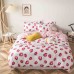 Custom Bedding Set Good Quality Cotton Bed Set New Design Heart Printing Duvet Cover Set Printed Bedset