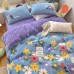 Four-piece winter milk velvet bedding baby velvet short plush flannel duvet cover sheet coral velvet bedding sheet custom