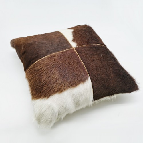 Custom Big Authentic Cowhide Fur Christmas Decorative & Throw Pillow Cover Luxury