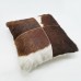 Custom Big Authentic Cowhide Fur Christmas Decorative & Throw Pillow Cover Luxury