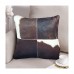 Natural cowhide leather comfortable soft pillow case customized design