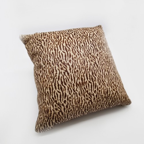 Factory direct sale new pillow cover for christmas cowhide leather autumn pillow cover decorative