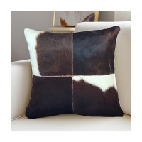 Selection of high quality luxury outdoor patio pillow covers advanced technology nursing cowhide leather pillow cover