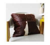 Fashion Cow Design Luxury  Cow Hair Sofa  Cushion Cover  Made In China