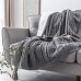 Bed Sofa Couch Living Room Bedroom Throw Blankets Soft Throw Sherpa Fleece Blanket with Tassels for Winter
