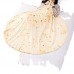 Hot selling factory suppliers ultrafine fiber customer outdoor round beach tortilla burrito mexican round blanket