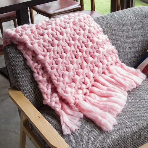 Top Quality Tassel Handwoven Thick Thread Blanket Sofa Cover Blanket Super Thick Air Conditioning Blanket For Bedroom