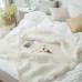 Hot Woolen Hand-woven Throw Flannel Fleece Blanket Knitted Wool Sofa Chunky Knit Weighted Blanket