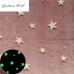 Wholesale Custom Coral Fleece Plush Throw Luminous Warm Flannel Blankets Night Star Glow in the Dark Blanket